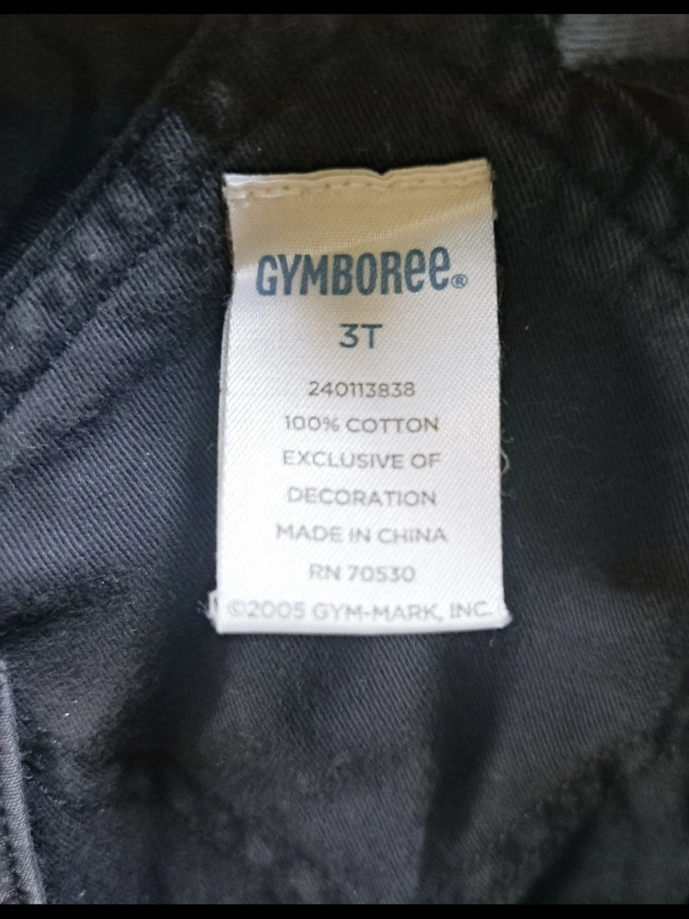 GYMBOREE EMBROIDERED BASEBALL OVERALLS SZ 3T